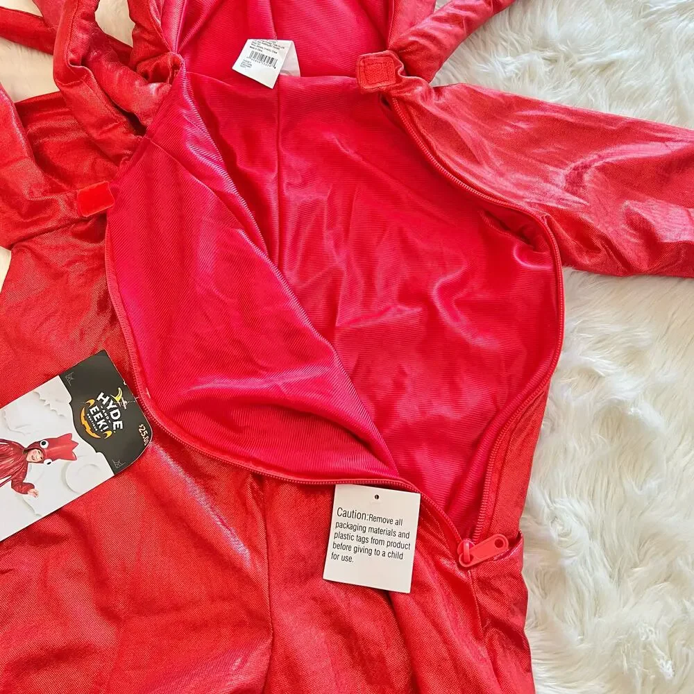 Hyde and Eek Toddler Metallic Red Squid Halloween Costume 18-24M NWT